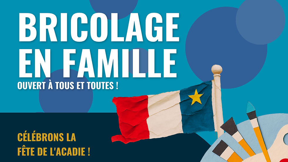 Bricolage en famille à Fredericton !