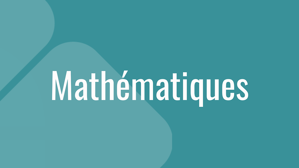 Formation à distance en mathématiques