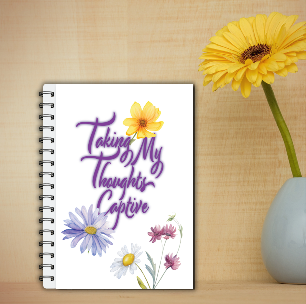Taking My Thoughts Captive Spiral Journal