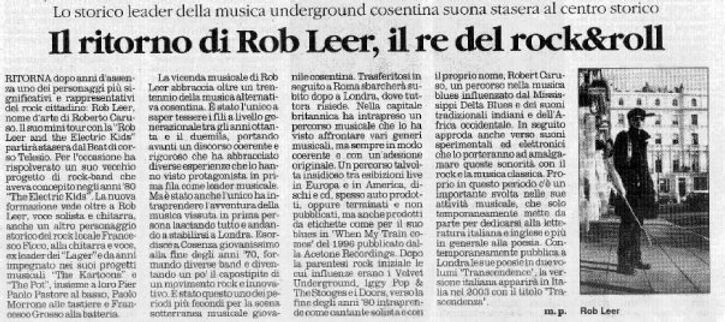 Italian newspaper review