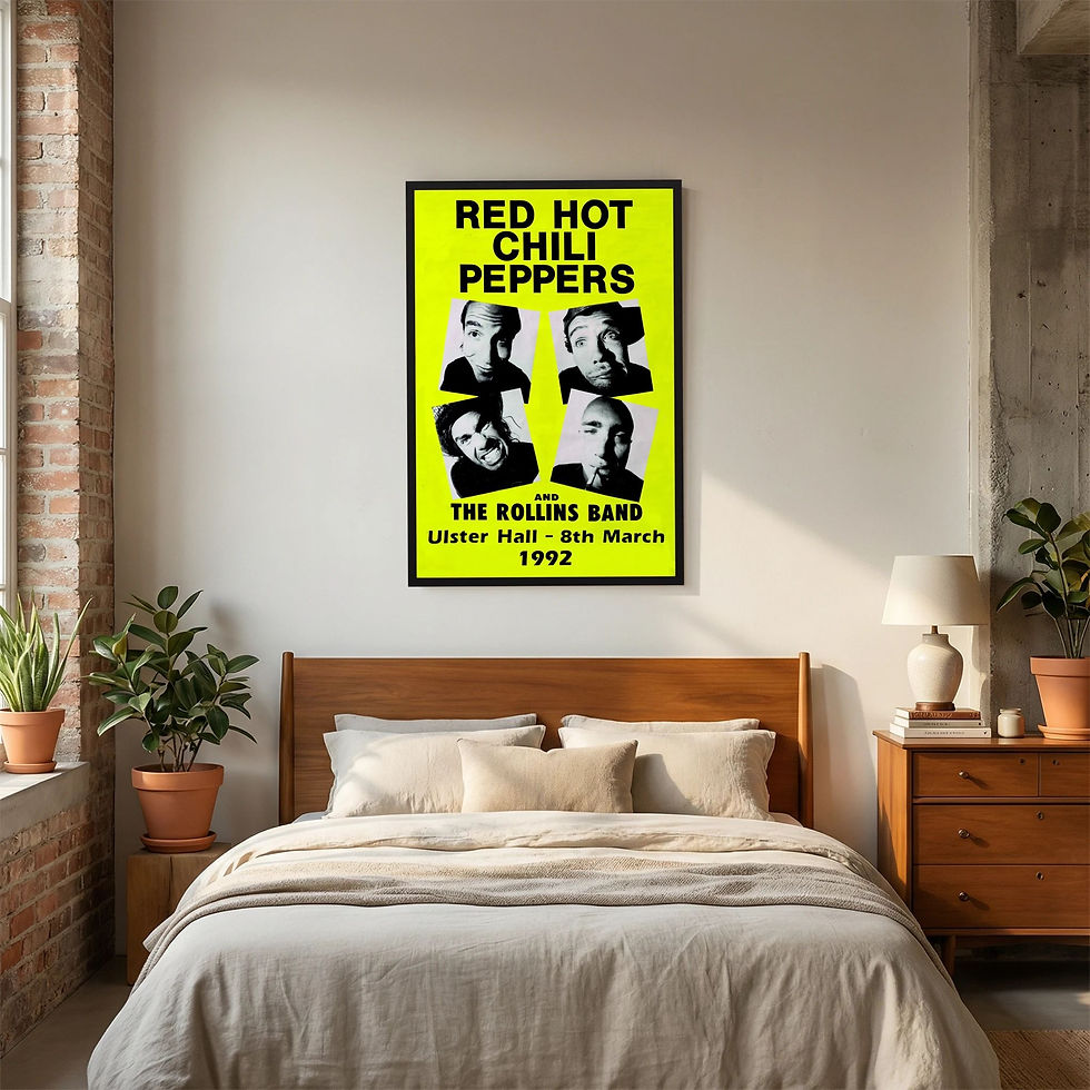 Thumbnail: Red Hot ChillPeppers Belfast Poster
