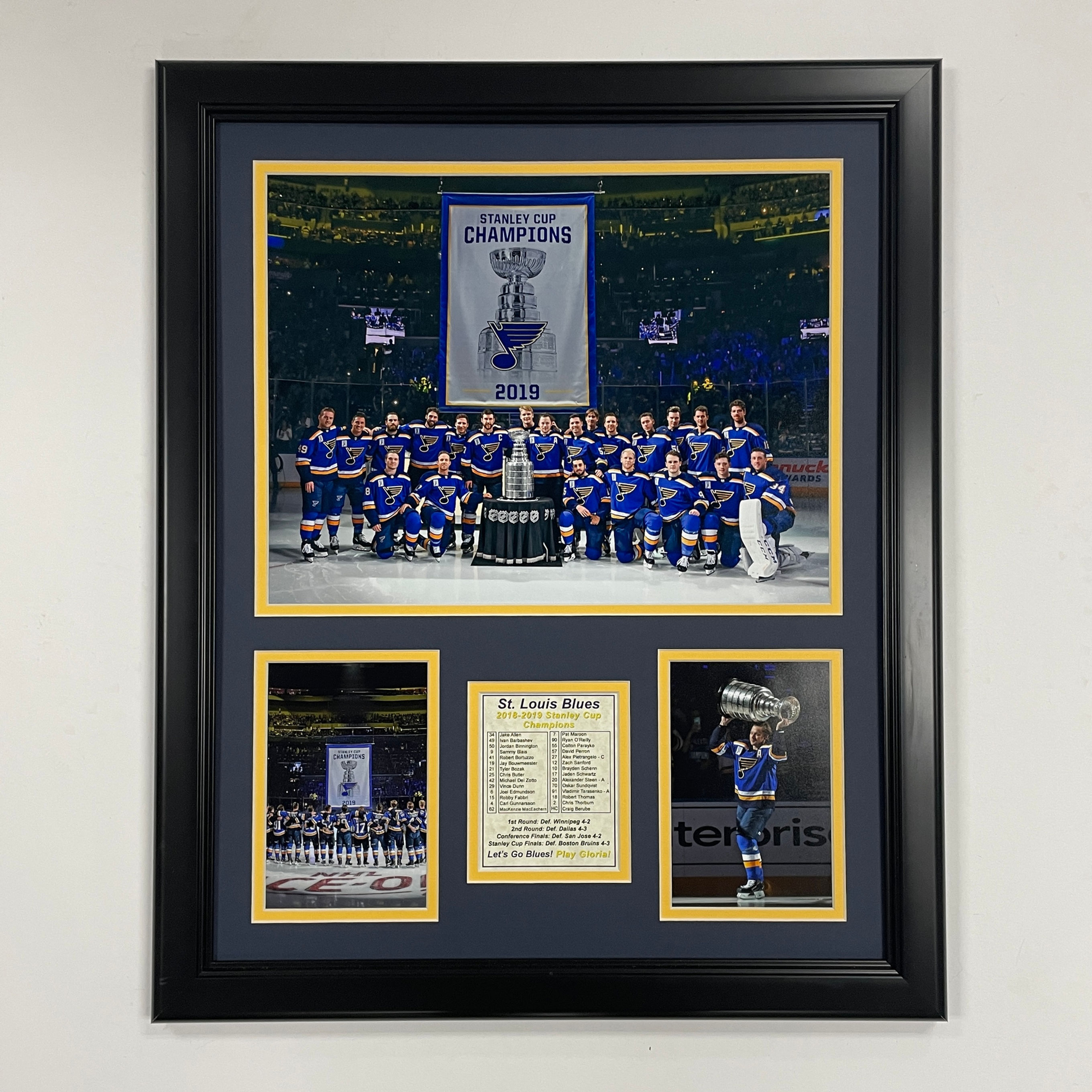 St. Louis Blues | 2018-2019 Champs | Banner Raising | 18"x22"