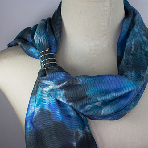 Thumbnail: Large Spiral Scarf Ring