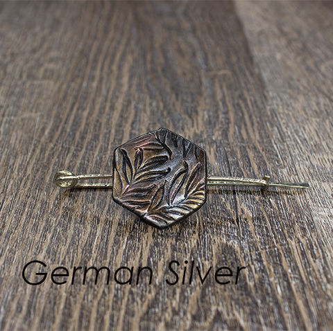 Thumbnail: Black Hexagon Shawl Pin