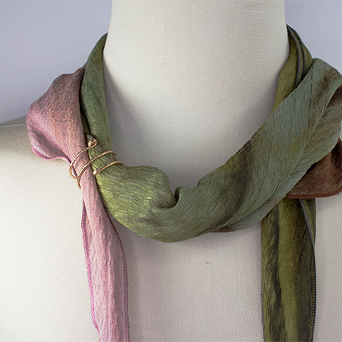 Thumbnail: Small Spiral Scarf Ring