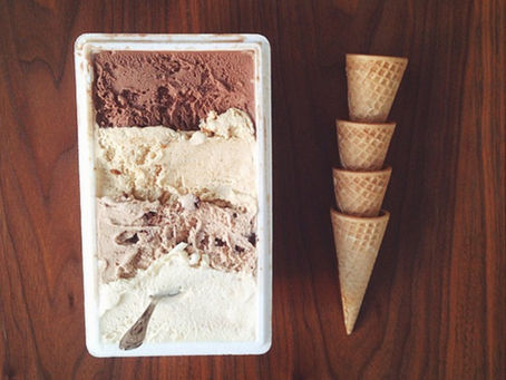 Ice creams and the trend of experiments 