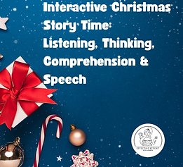 Interactive Christmas Story Time Listening, Thinking, Comprehension & Speech (1080 x 108