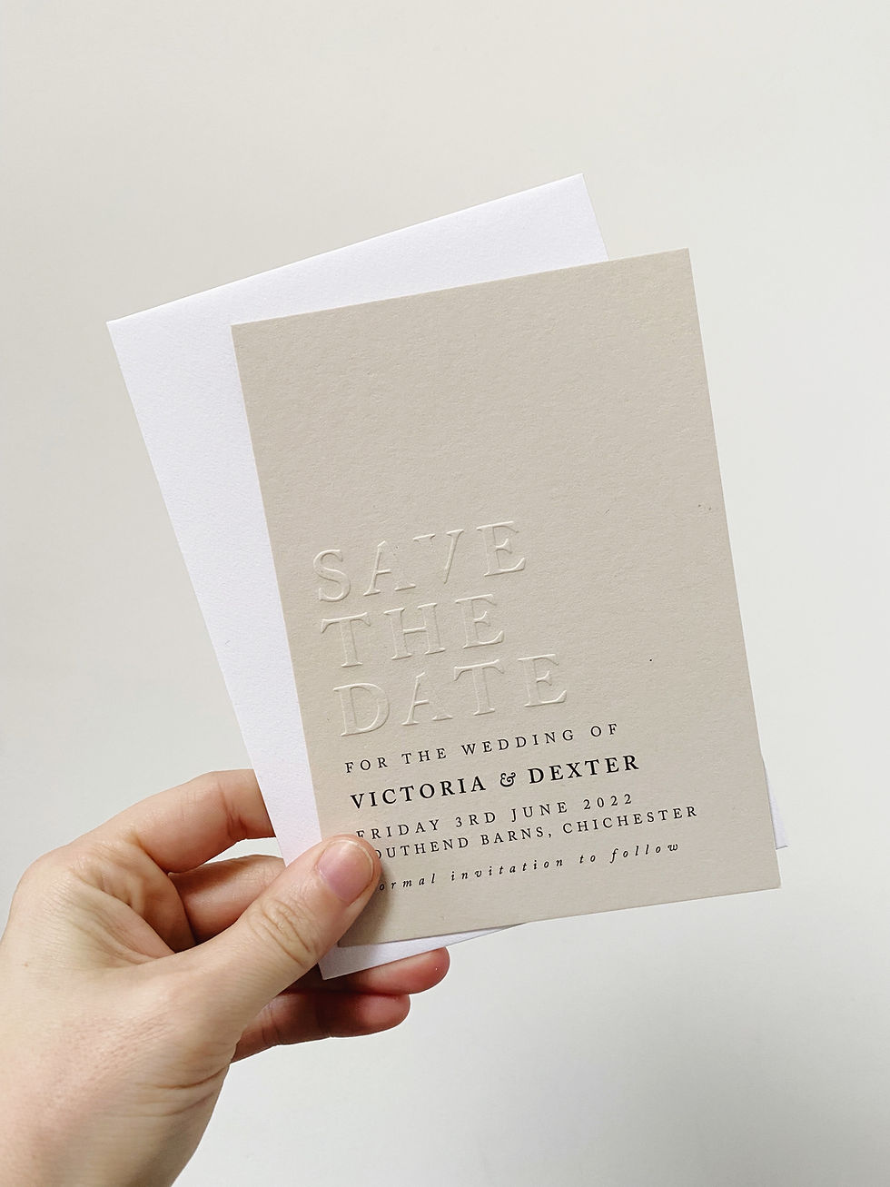 Thumbnail: Harvest Embossed Save the Date