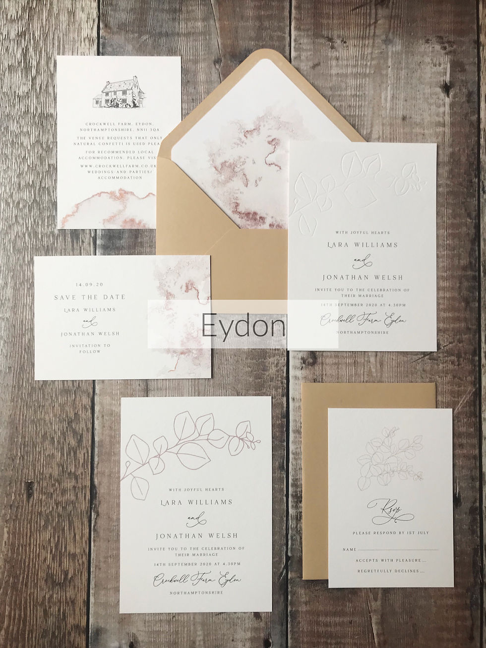 Thumbnail: White Cottage Invitation Sample Pack