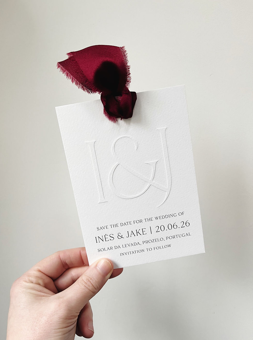 Thumbnail: The Middleton Embossed Save the Date