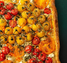 tarte tomate feta salée fournil d'hanna traiteur toulouse