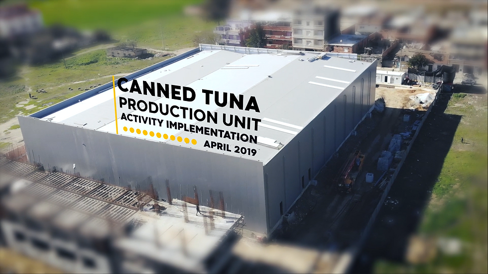 Canned tuna production unit