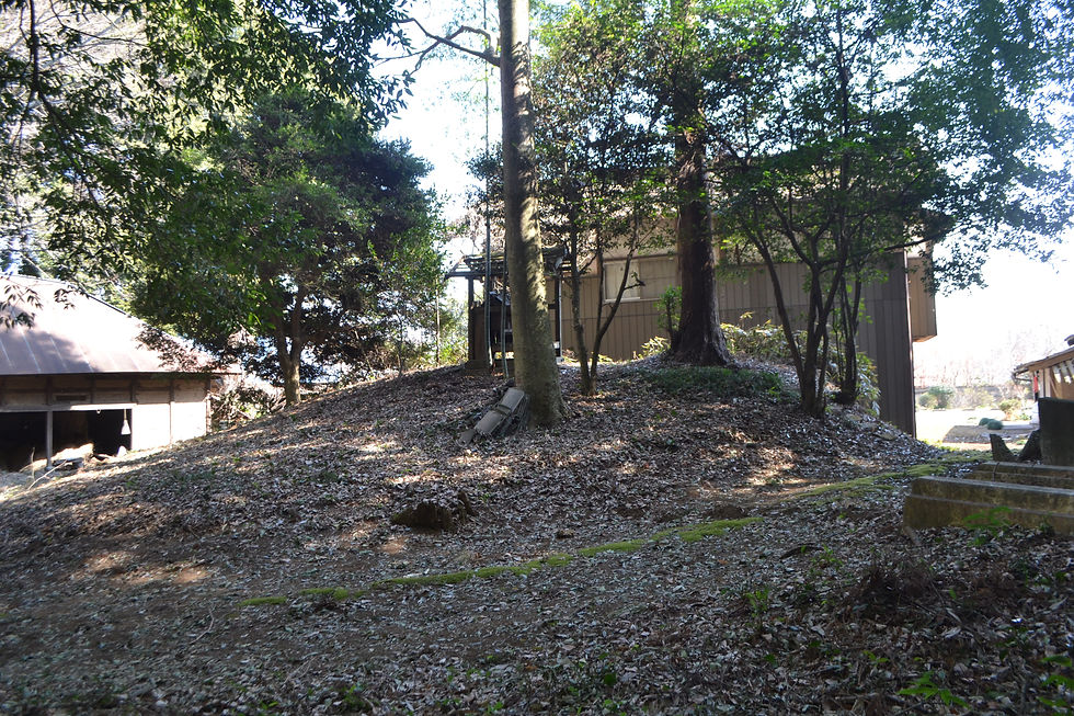 古山八幡塚の前方部側の墳丘