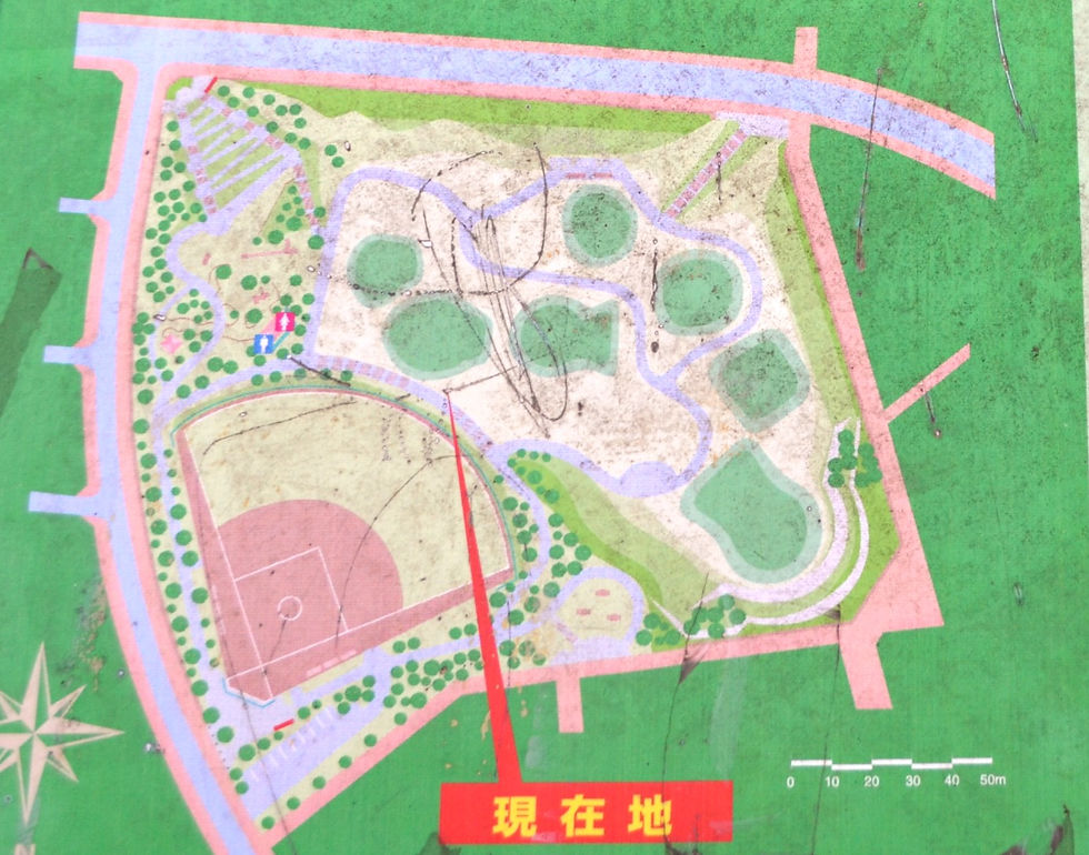 古墳群分布図　現地説明板より