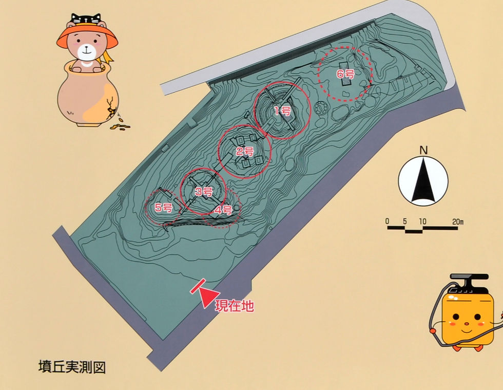 古墳公園分布図