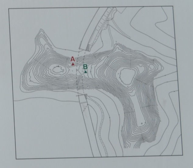 3号墳と1号墳　実測図