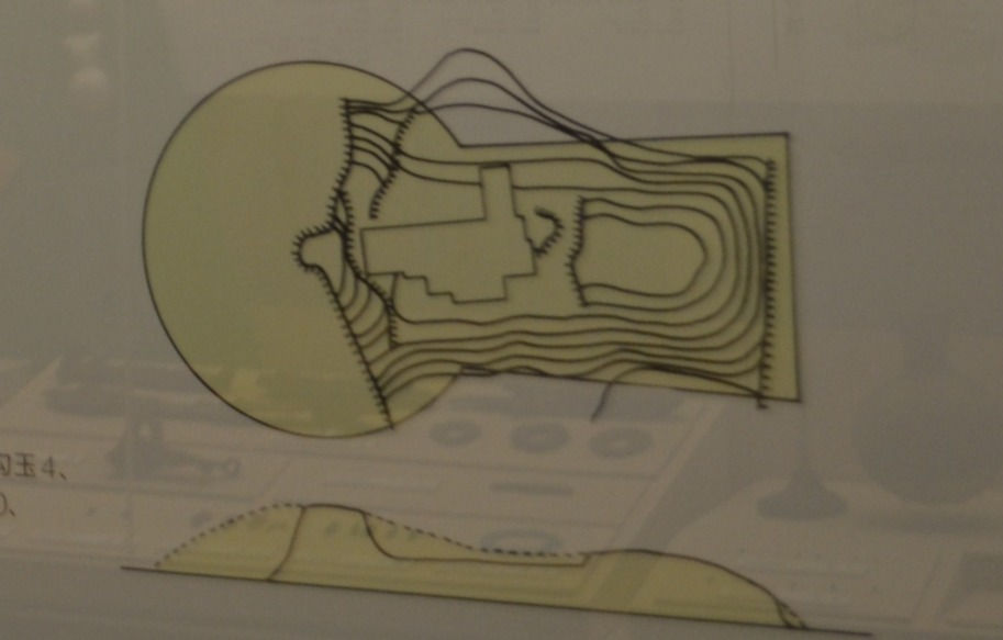 実測図　多摩川台展示室より