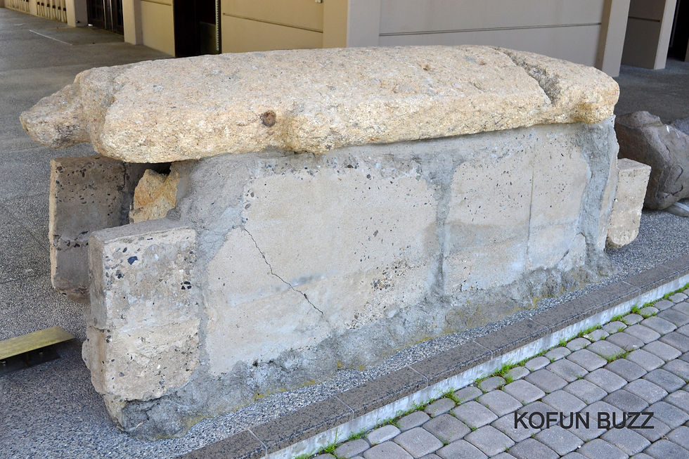 馬場の内古墳石棺　長持型石棺