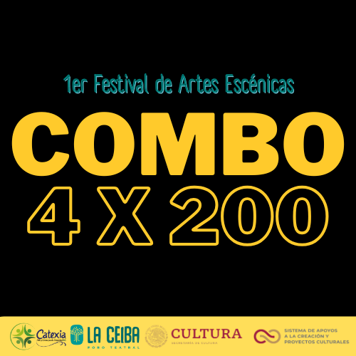 PROMOCIÓN "COMBO 4 OBRAS X 200"