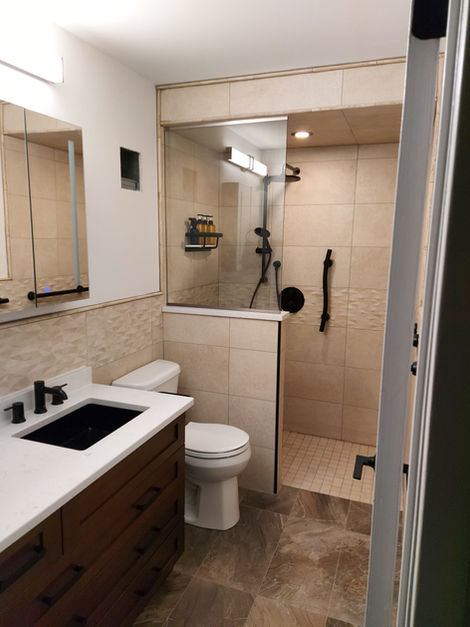 Accessible bathroom renovation Sudbury, ON