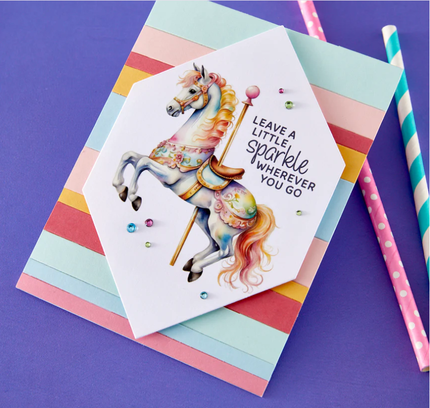 Thumbnail: Spellbinders Happiest Day Rub-On Sheets- SCSR-009