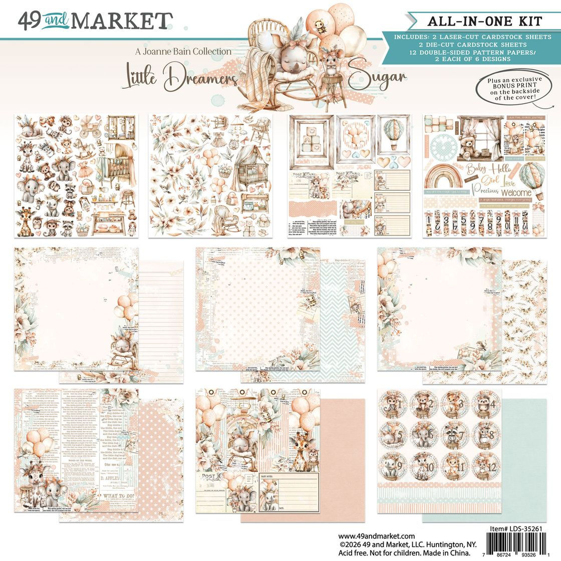 49 And Market All-In-One Kit-Little Dreamers Sugar- LDS-35261