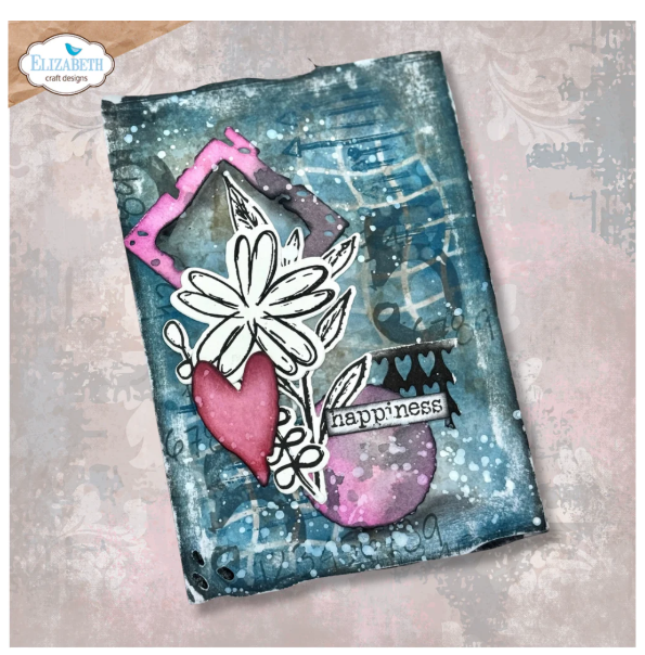 Thumbnail: ECD Hello You - Flower Scribbles Stamp and Die Set- CSD441