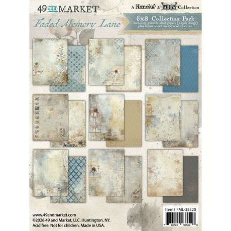 49 and Market Collection Pack 6x8"- Faded Memory- FML-35520