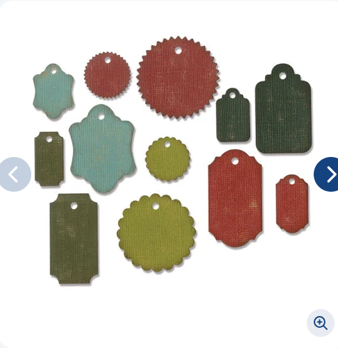 Sizzix Thinlits Dies By Tim Holtz 12/Pkg-Gift Tags- 662423