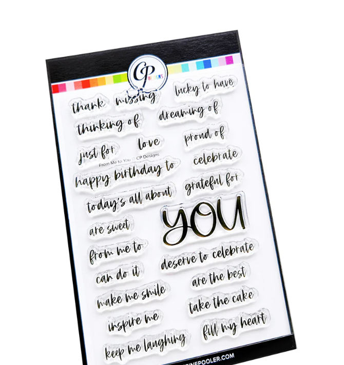 Catherine Pooler From Me to You Sentiments Stamp Set- CPS1473