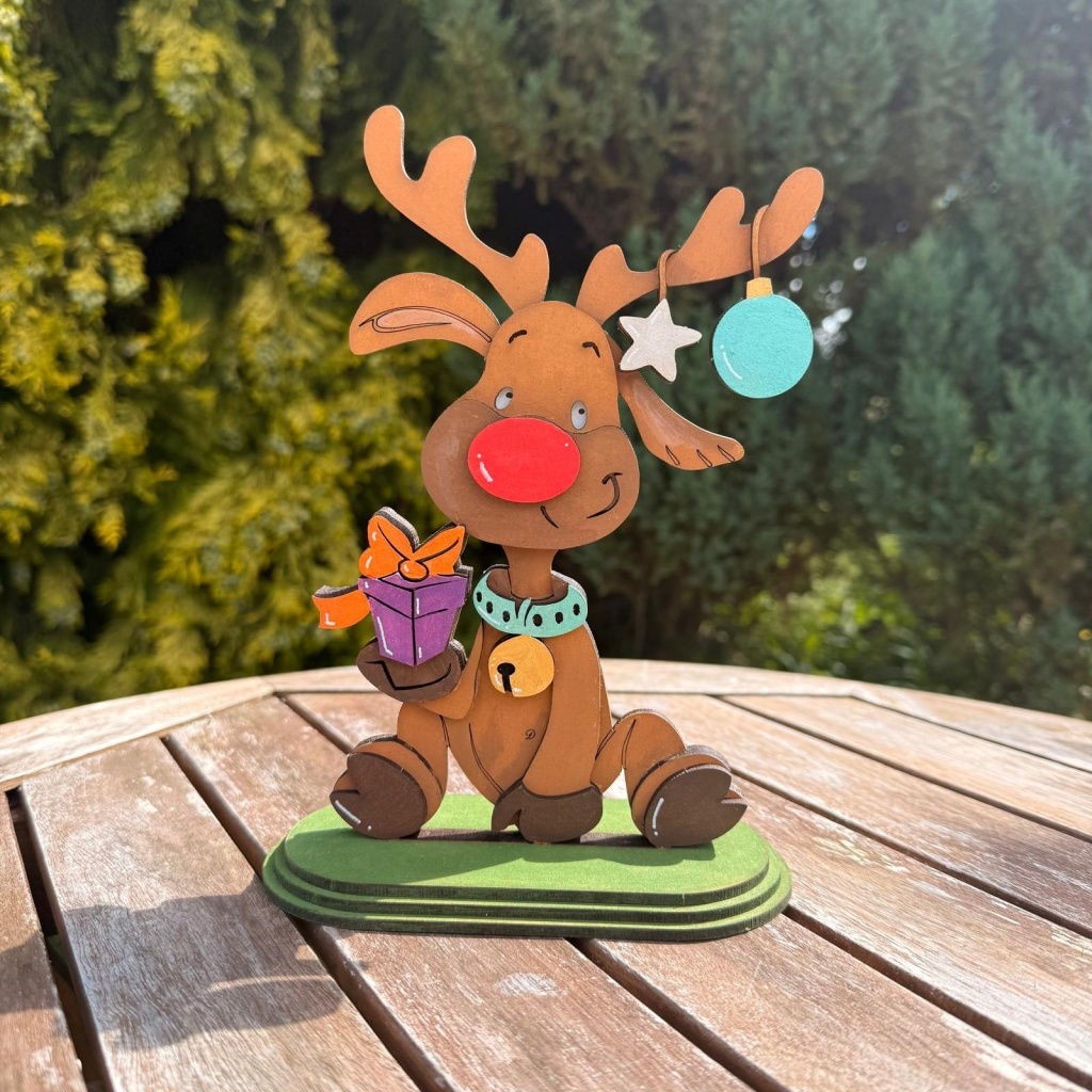 IndigoBlu Woodology Reindeer