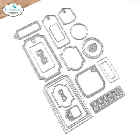 Elizabeth Craft Metal Dies-Tag Variety Pack- 2237