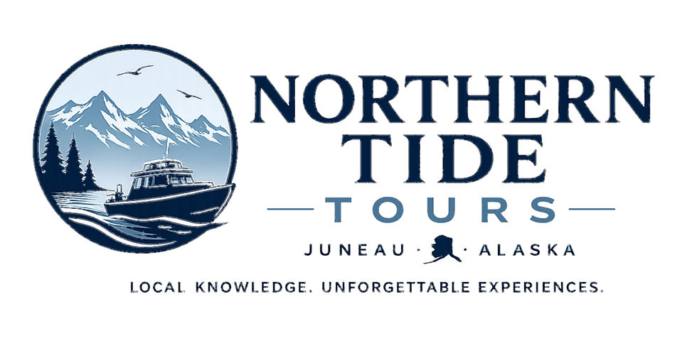 Northern Tide Tours Juneau Alaska logo with boat and mountains