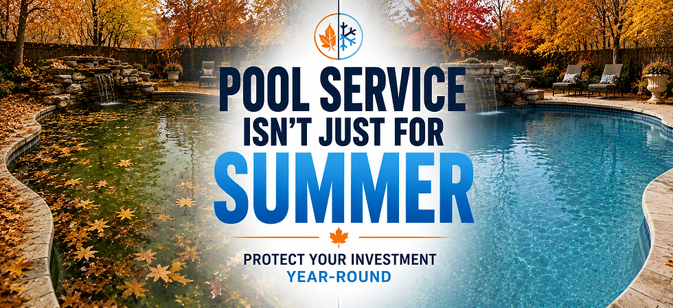 Swimming pool during a Texas summer illustrating increased chlorine demand and water maintenance