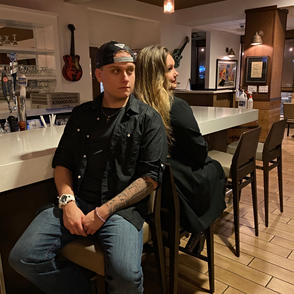 Me and my good friend, Jennifer Mlott figuring our our album cover for "Eyes On You" duet