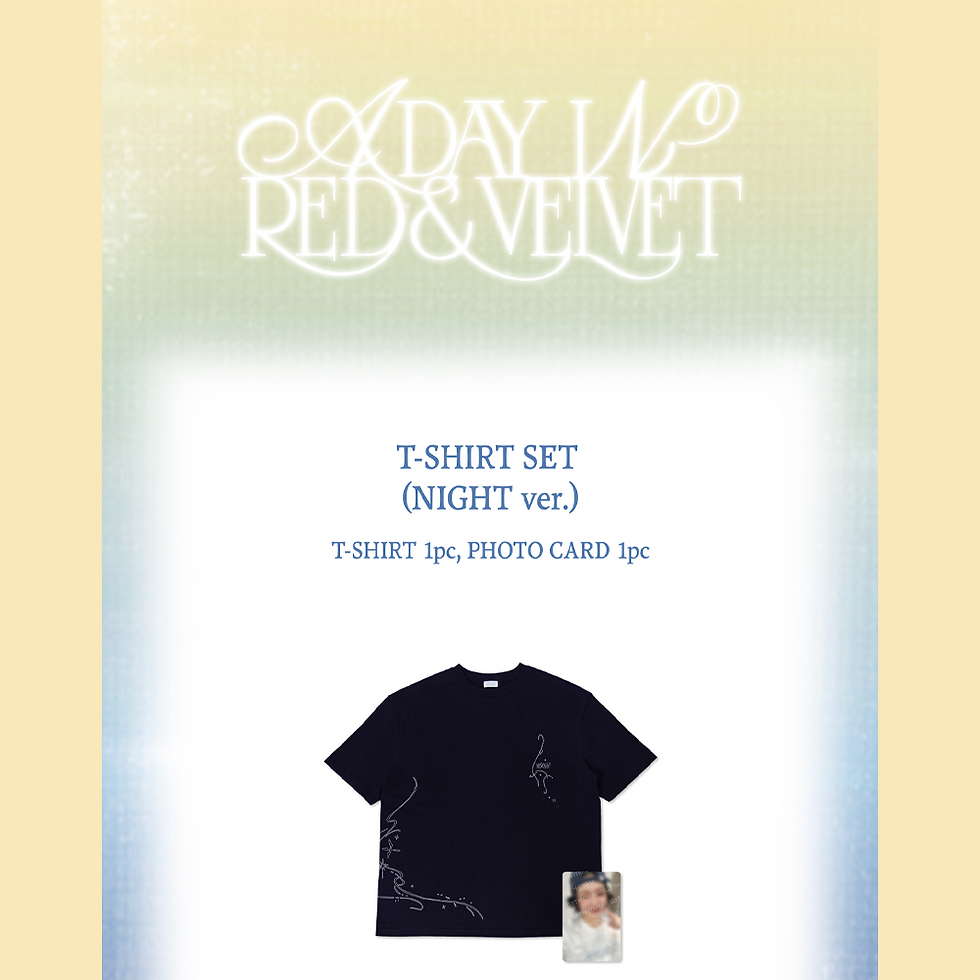 Thumbnail: Red Velvet FAN-CON : [A Day in Red & Velvet] OFFICIAL MD 04 T-SHIRT SET