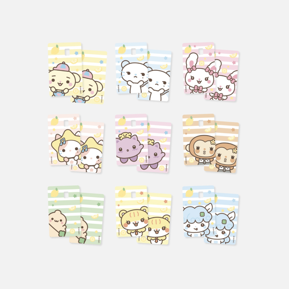Hearts2Hearts POP-UP [LEMON TANG] OFFICIAL MD 10 CARD COVER STICKER SET
