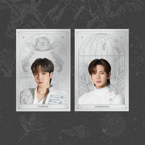 ウヨン ATEEZ SILVER FOIL 特典 韓服セルカ 花の郎氏 Ver