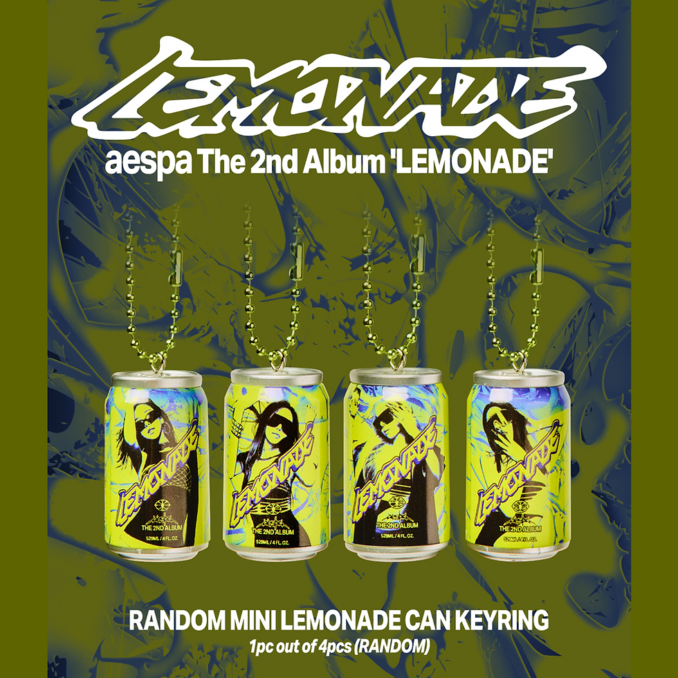 Thumbnail: [aespa]2026 aespa WEEK-MAKE IT LEMONADE OFFICIAL MD23 RANDOM MINI CAN KEYRING