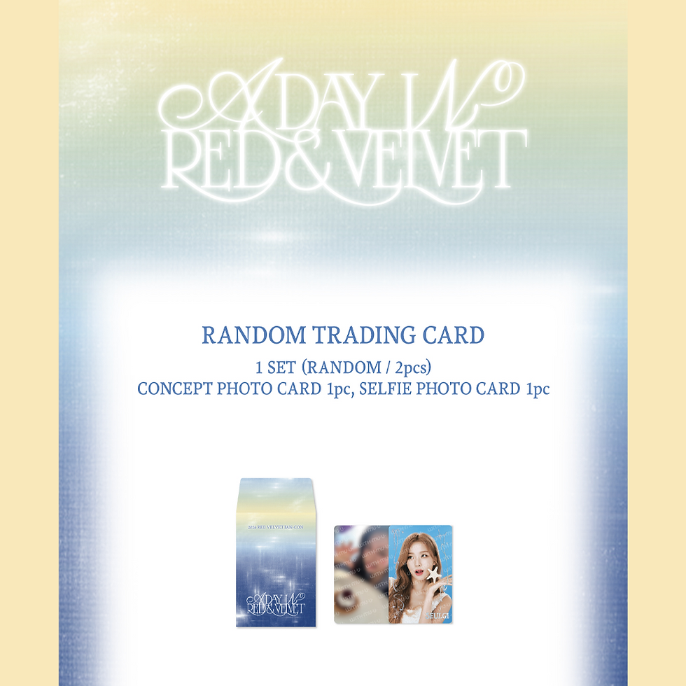 섬네일: Red Velvet FAN-CON : [A Day in Red & Velvet] OFFICIAL MD 03 RANDOM TRADING CARD