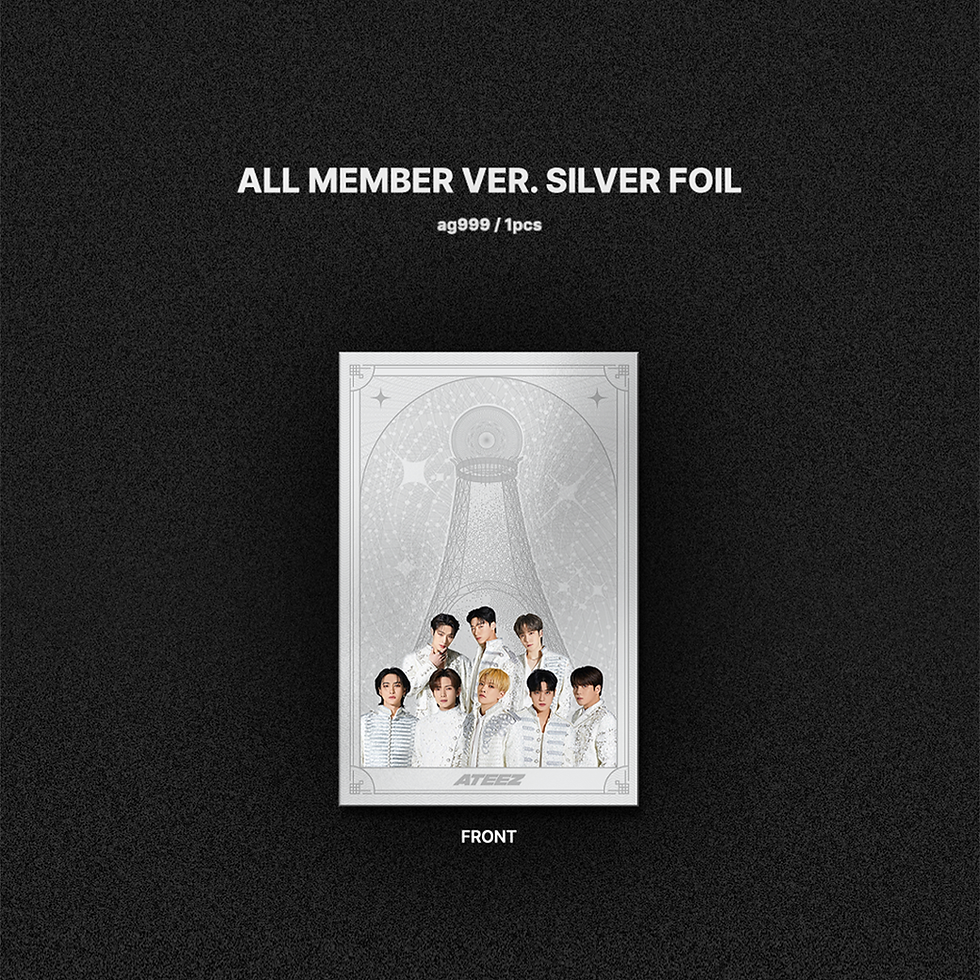 섬네일: [All Member Pack] ATEEZ SILVER FOIL
