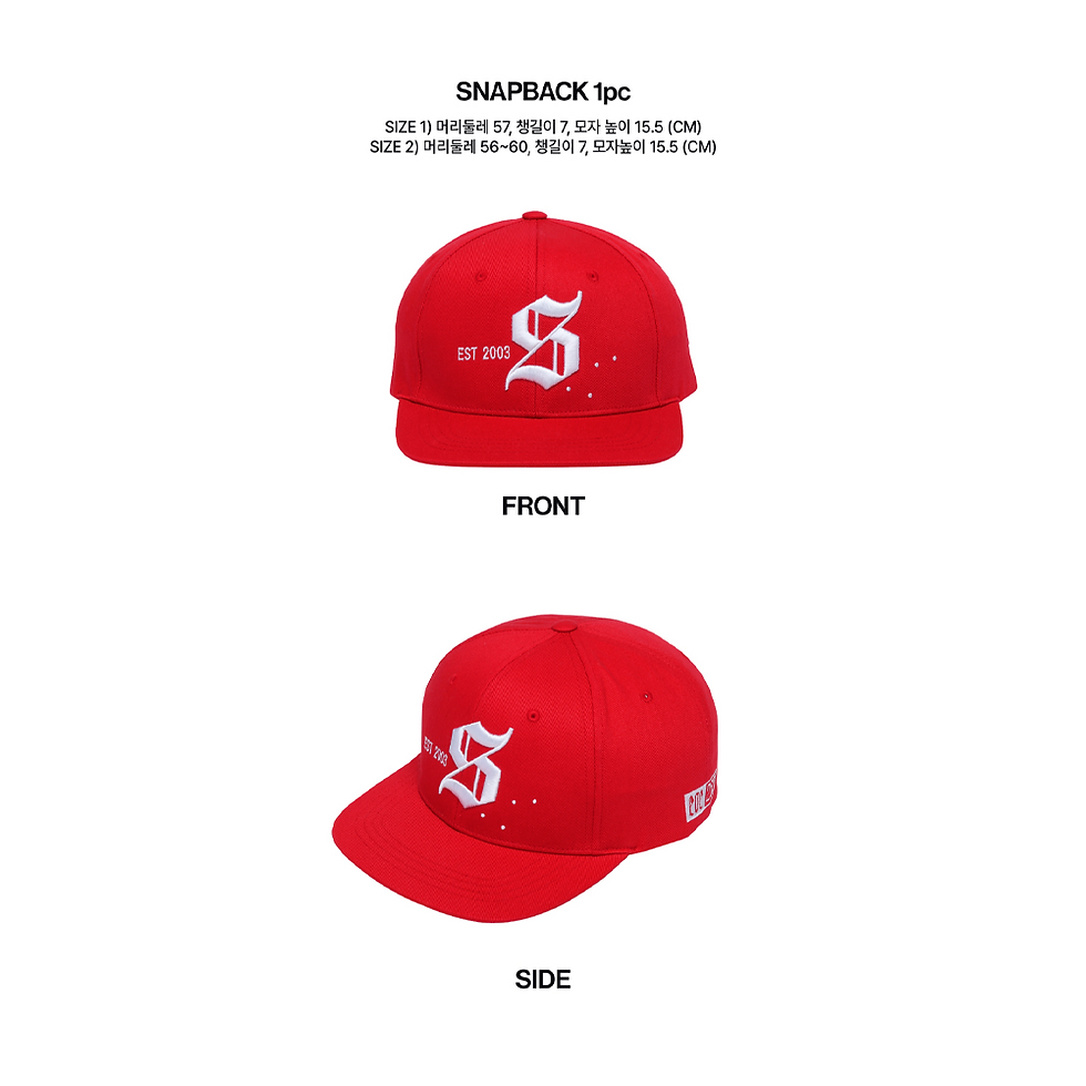 섬네일: 2026 RIIZE POP-UP [ARCHIIVE²] OFFICIAL MD 10 SNAPBACK (SOHEE EDITION)