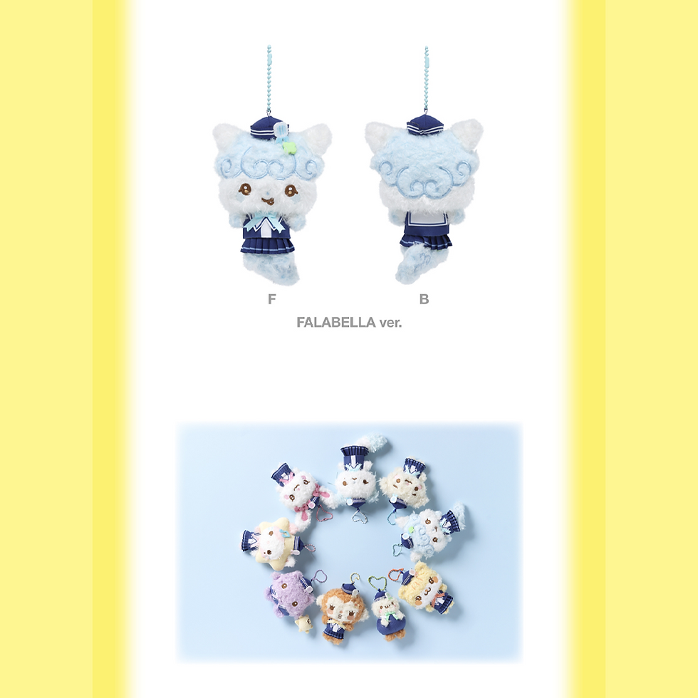 섬네일: Hearts2Hearts POP-UP [LEMON TANG] OFFICIAL MD 19 MARINE LOOK DOLL KEYRING