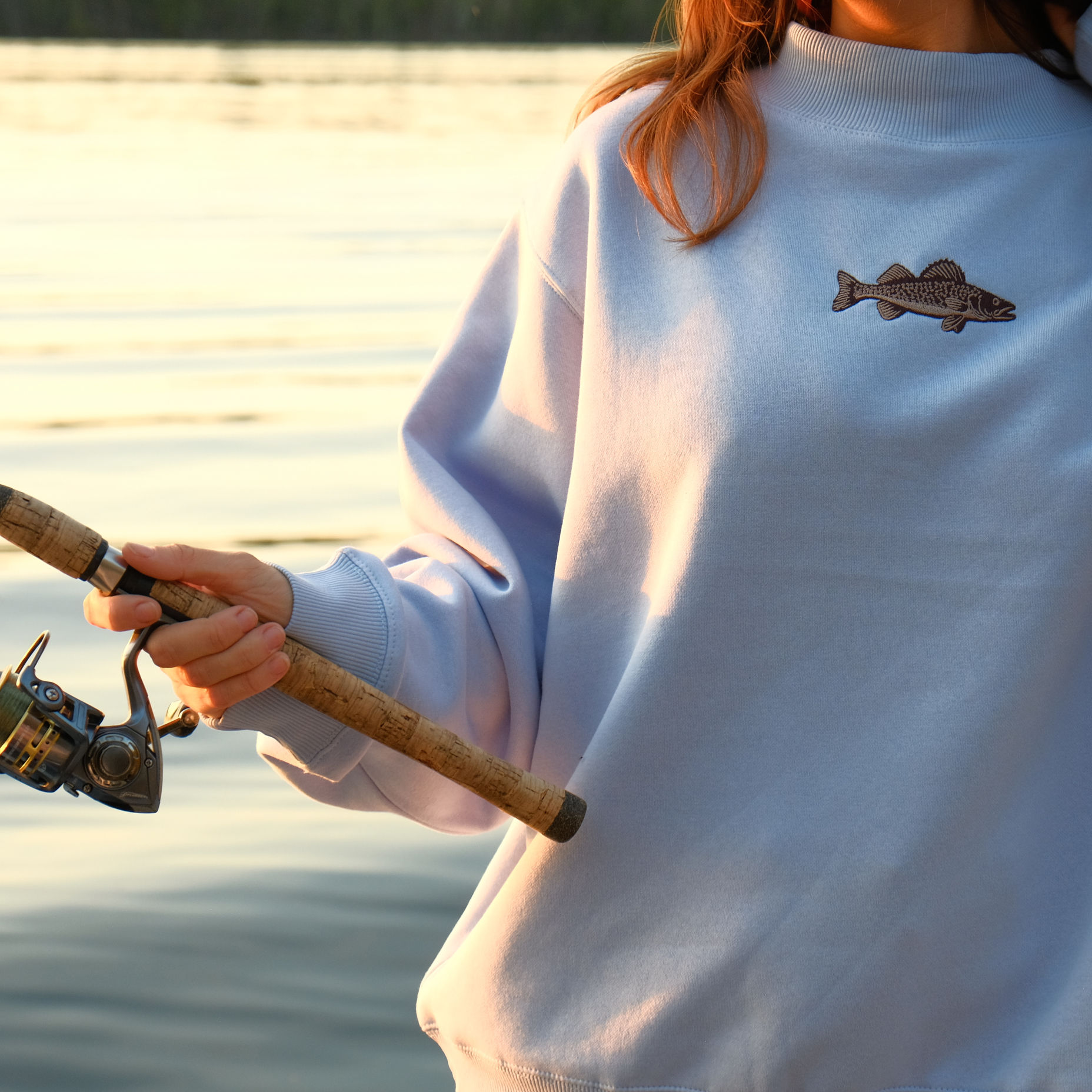 Walleye Mock Neck
