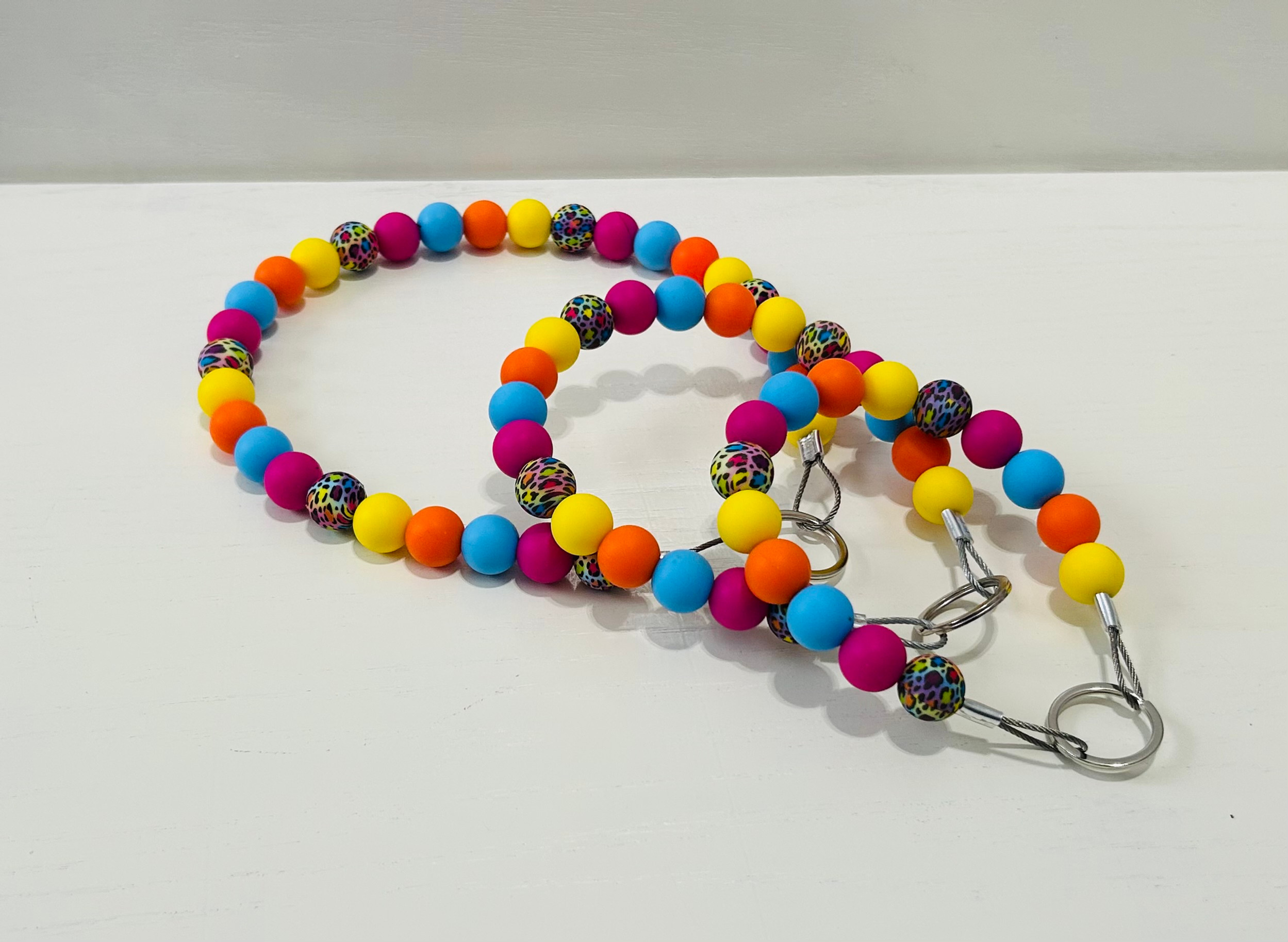 Rainbow Leopard Collar Orange