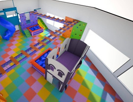 3D Sensory Gym Layout