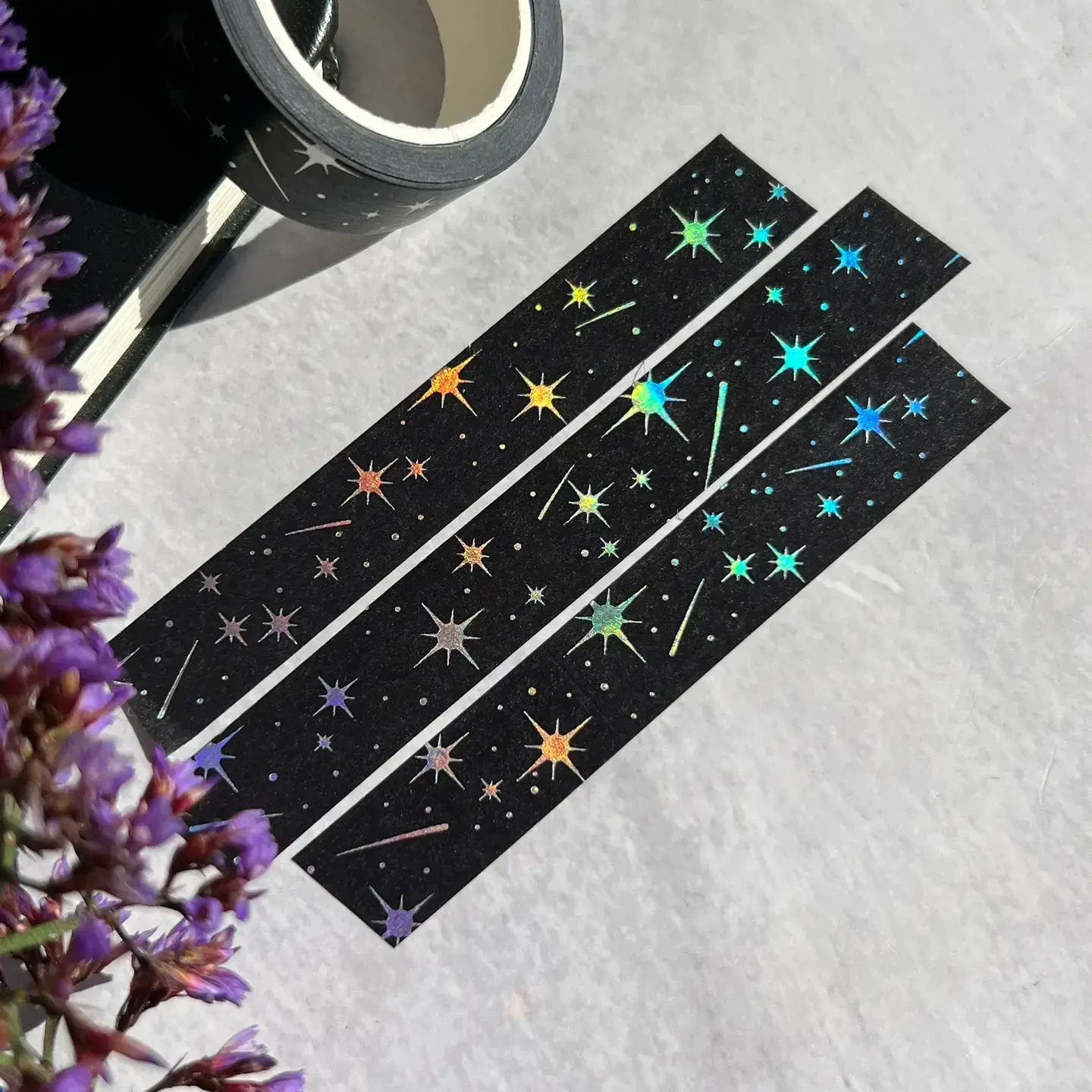 Shooting star - holo washi tape