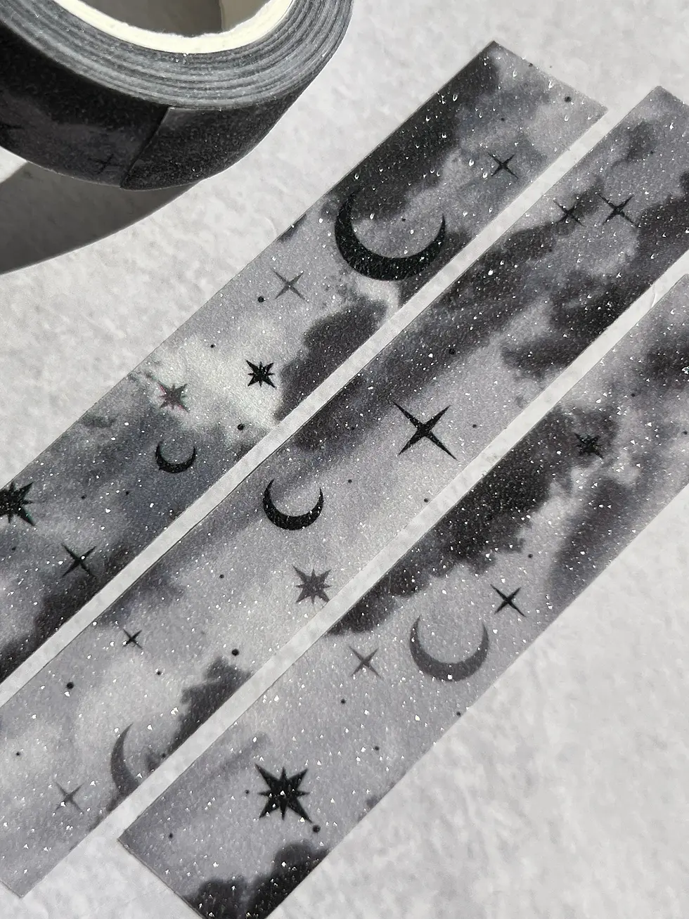 Thumbnail: Grey Sky - glitter washi tape
