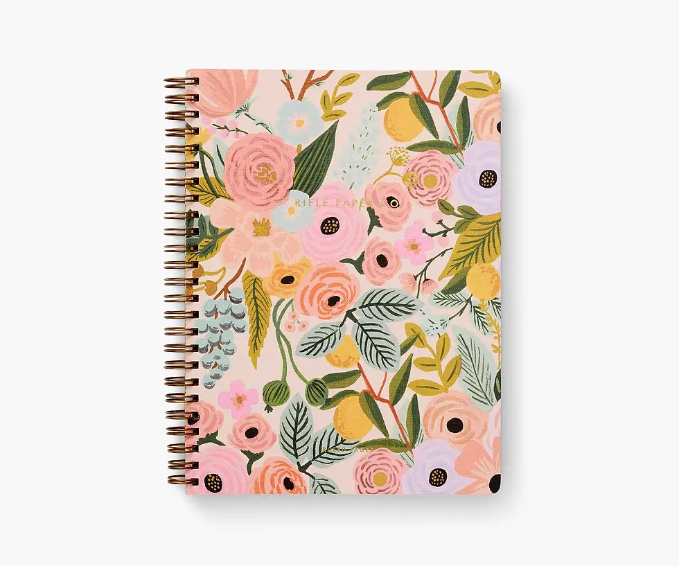 Thumbnail: Pastel bloemen - notitieboek