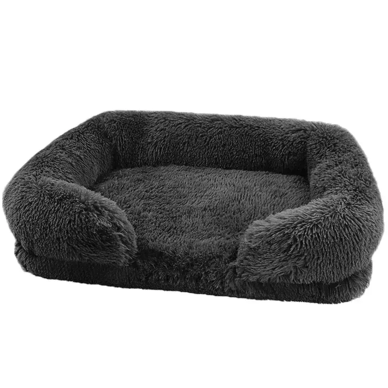 Thumbnail: New Large Dog Bed DogPlush Pet Bed Winter Thickened Pad DogSleeping Bed Sofa Rem